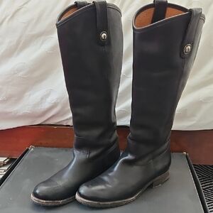 Frye Black Heeled Boots for Women